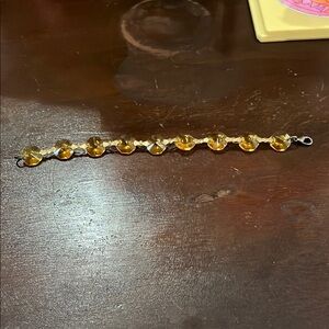 Elegant Yellow Gemstone Bracelet